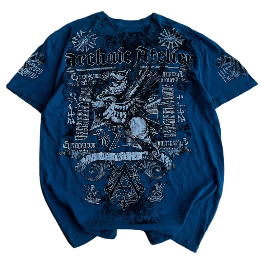 BLUE ARCHAIC TEE