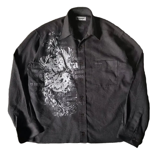 BLACK COLLARED LONGSLEEVE