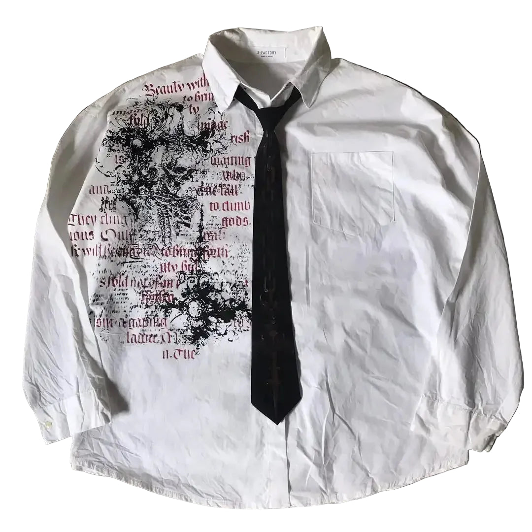 GRAPHIC COLLARED TEE