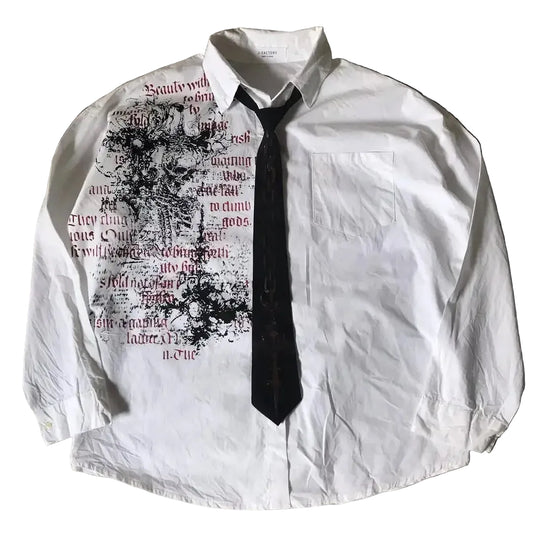 GRAPHIC COLLARED TEE