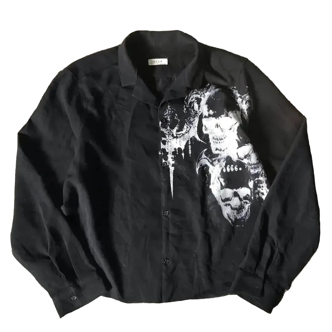 BLACK COLLARED LONGSLEEVE