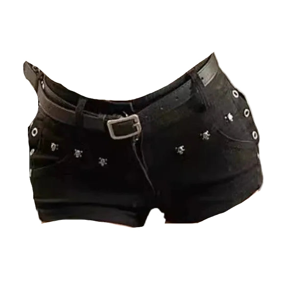 BLACK GIRL JEAN SHORTS