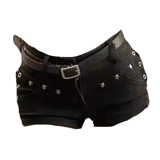 BLACK GIRL JEAN SHORTS