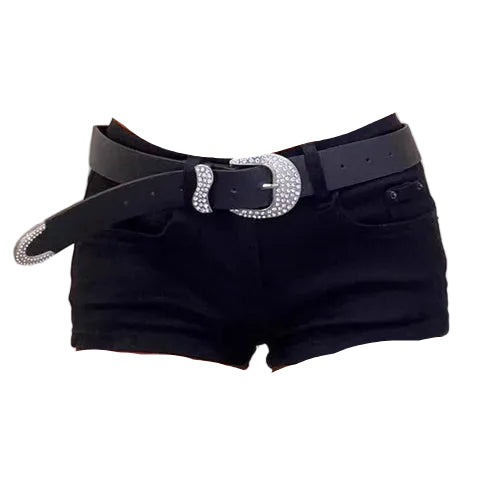 BLACK GIRL JEAN SHORTS