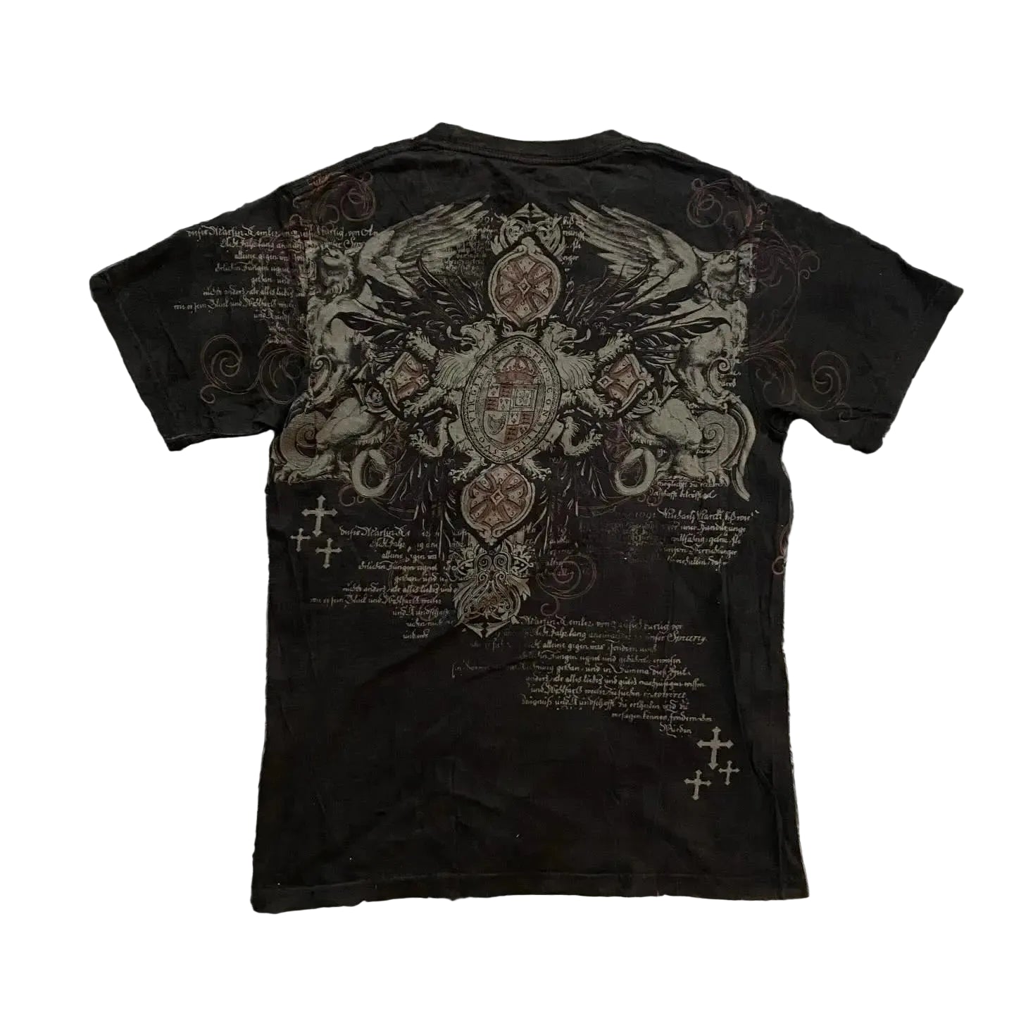 BLACK CRUCIFIX TEE