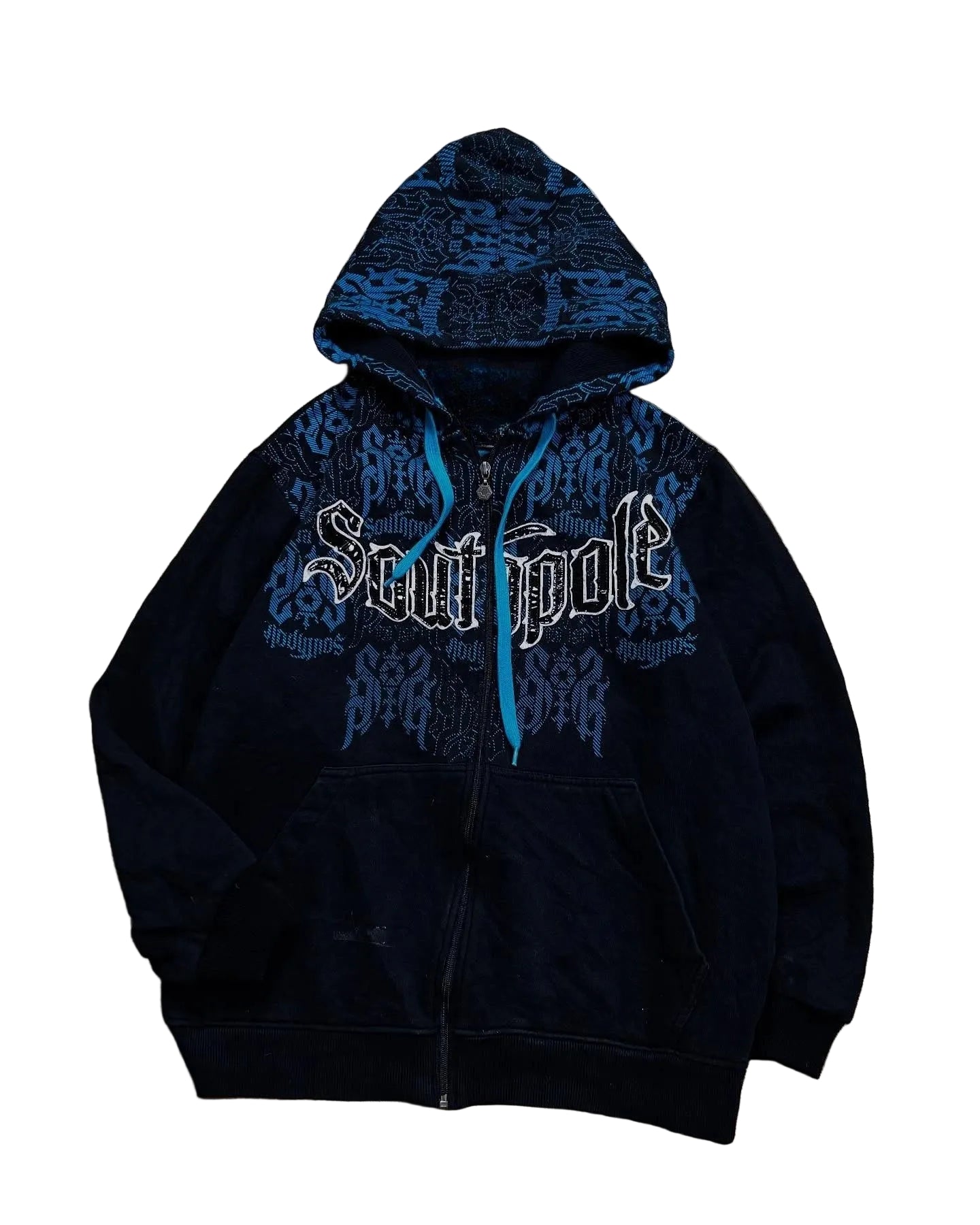 SOUTHPOLE BLUE FADED ZIP UP
