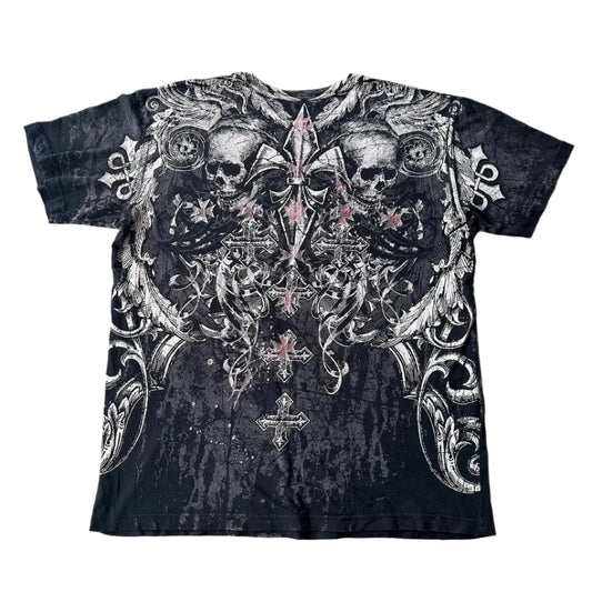 BLACK GRAPHIC TEE