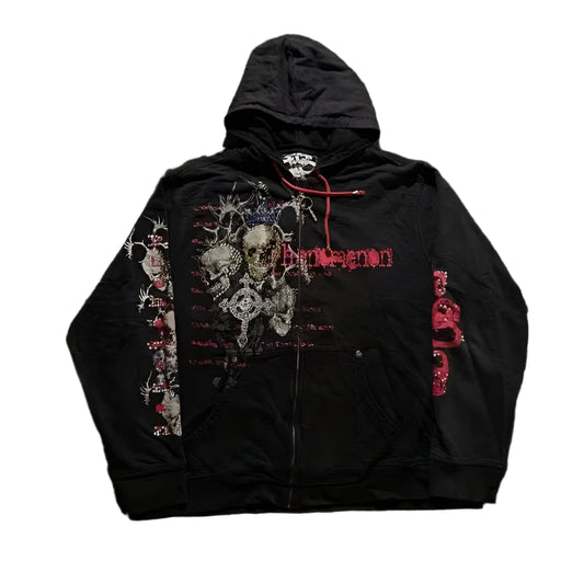 SKULLS ZIP UP