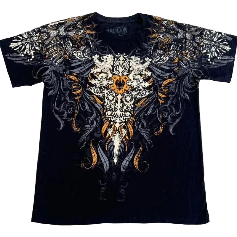 ORANGE&BLACK TEE