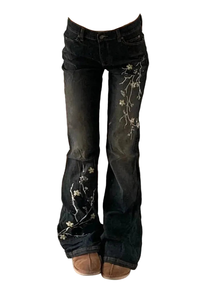 FLORAL JEANS