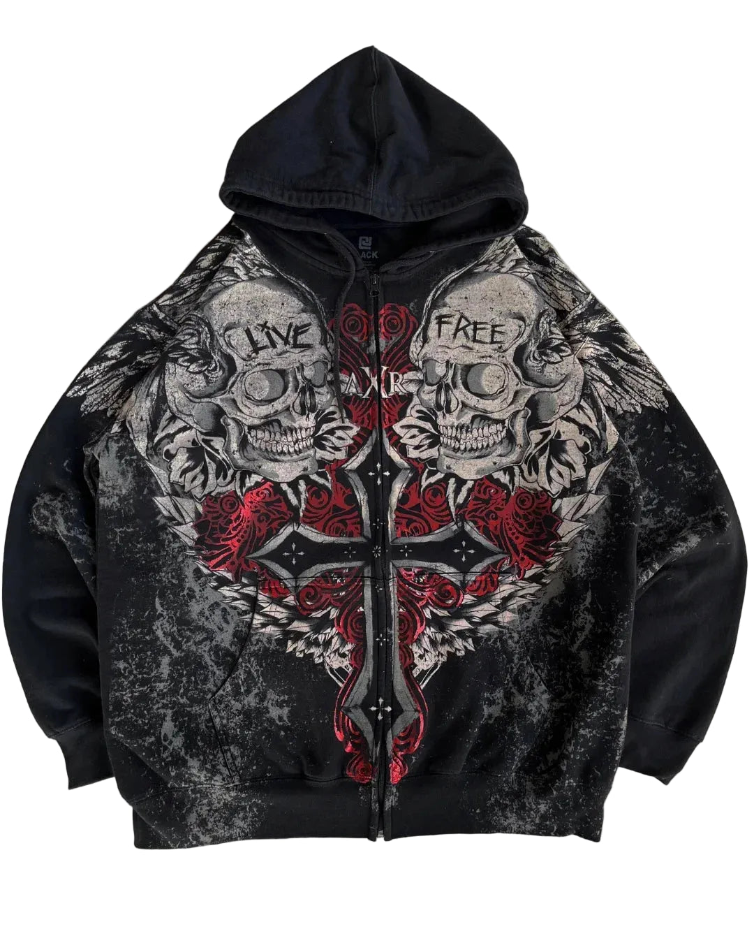 CRUCIFIX ZIP UP