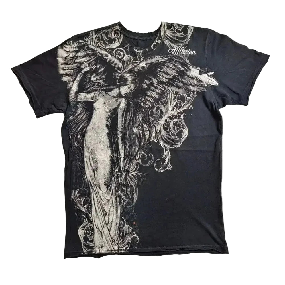 AFFLICTION BLACK ANGEL TEE