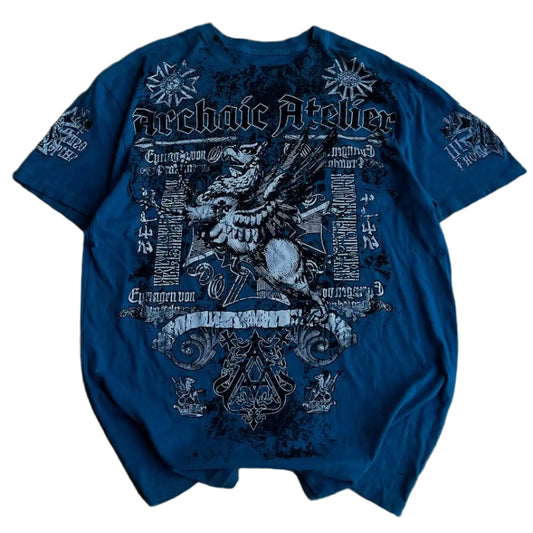BLUE ARCHAIC TEE
