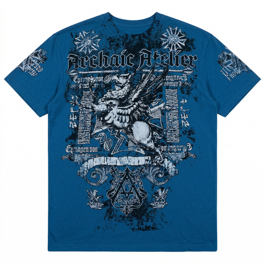 BLUE ARCHAIC TEE