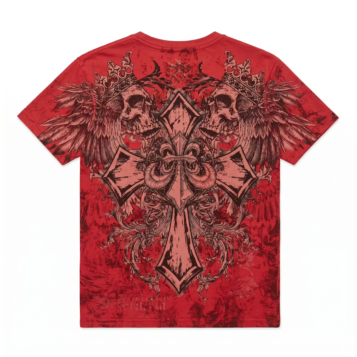 RED CRUCIFIX TEE