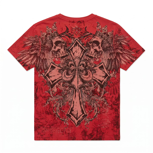 RED CRUCIFIX TEE